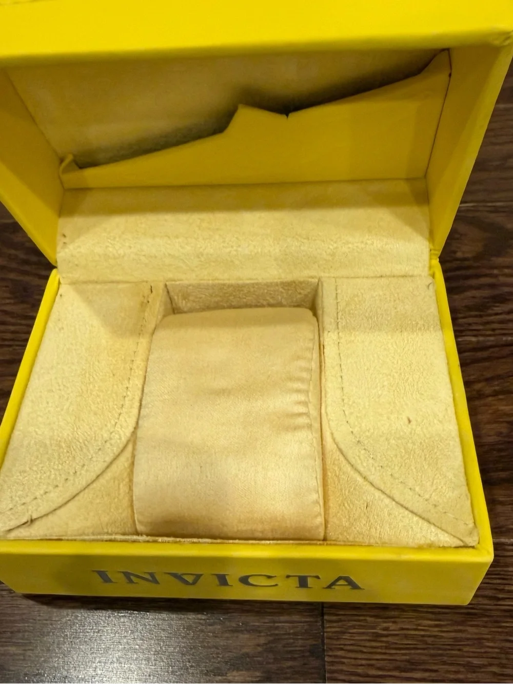Invicta Bright Yellow Watch Box